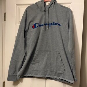 Champion Heather Gray Light Weight Pullover Hoodie